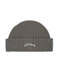 Godspeed OG Logo Emblem Grey Beanie Hat - SIZE Boutique