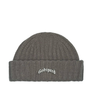 Godspeed OG Logo Emblem Grey Beanie Hat - SIZE Boutique