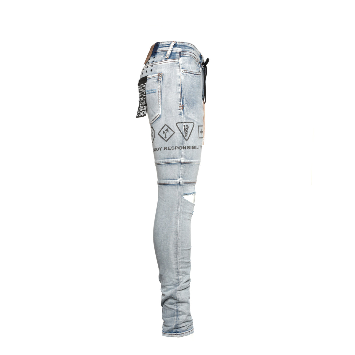 Van Winkle "Enjoy Thrashed" Men's Skinny Jeans - SIZE Boutique