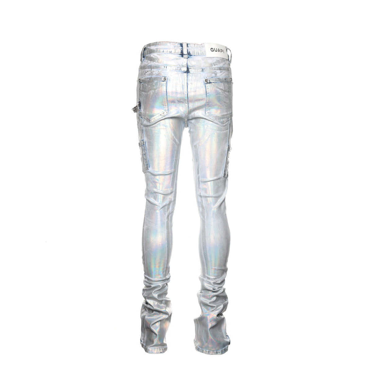 Guapi Steel Blue Prism Men's Stacked Jeans - SIZE Boutique