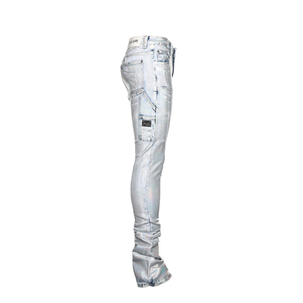 Guapi Steel Blue Prism Men's Stacked Jeans - SIZE Boutique