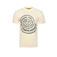 Diet Starts Monday "Spiral Chain" Men's White Graphic Tee - SIZE Boutique