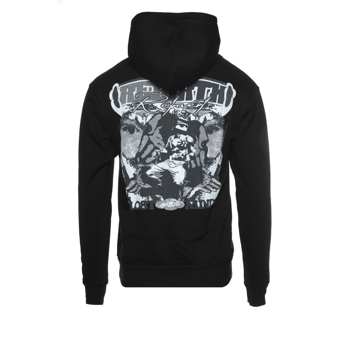 Retrovert "Darkness Rebirth" Men's Graphic Hoodie - SIZE Boutique