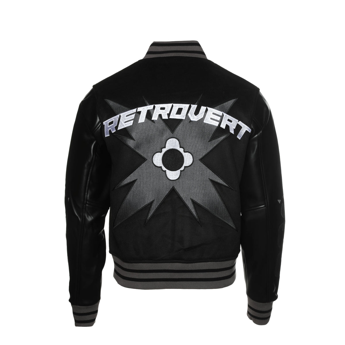 Retrovert "Darkness" Men's Varsity Jacket - SIZE Boutique