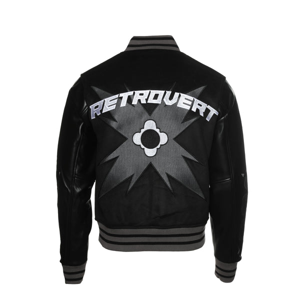 Retrovert "Darkness" Men's Varsity Jacket - SIZE Boutique