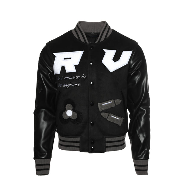 Retrovert "Darkness" Men's Varsity Jacket - SIZE Boutique