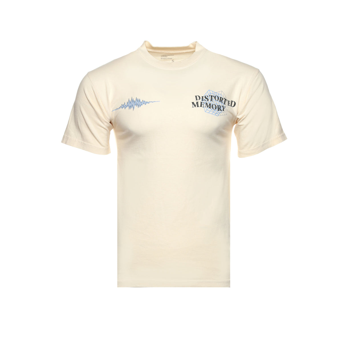 FAQ "Distorted Memory" Men's Beige SS Graphic Tee - SIZE Boutique
