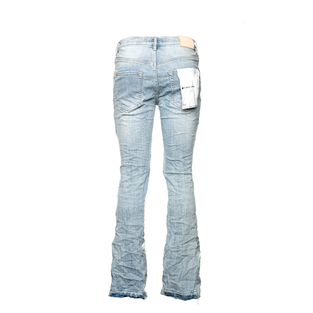 Purple Brand Double Panels Flare Men's Light Indigo Jeans - SIZE Boutique