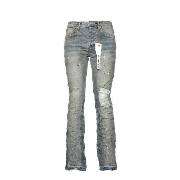 Purple Brand Double Panels Flare Men's Mid Indigo Jeans - SIZE Boutique