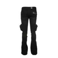 Serenede "Dua" Men's Stacked Black Jeans - SIZE Boutique