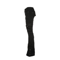 Serenede "Dua" Men's Stacked Black Jeans - SIZE Boutique