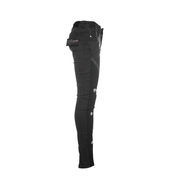Serenede "Eden" Black Men's Skinny Jeans - SIZE Boutique