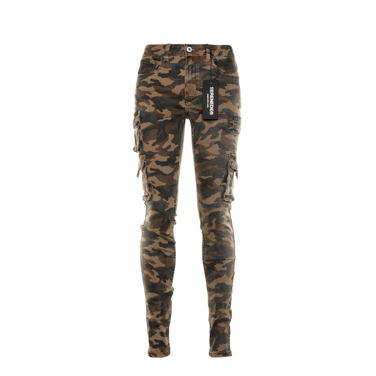 SERENEDE "Element" Men's Skinny Camo Jeans - SIZE Boutique