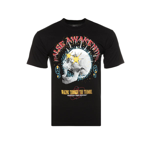 FAQ "False Awakening" Men's Black SS Graphic Tee  - SIZE Boutique