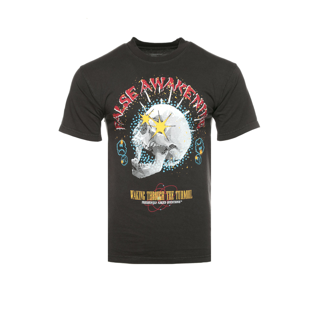 FAQ "False Awakening" Men's Grey SS Graphic Tee  - SIZE Boutique