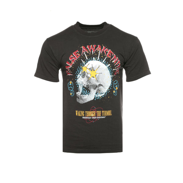 FAQ "False Awakening" Men's Grey SS Graphic Tee  - SIZE Boutique