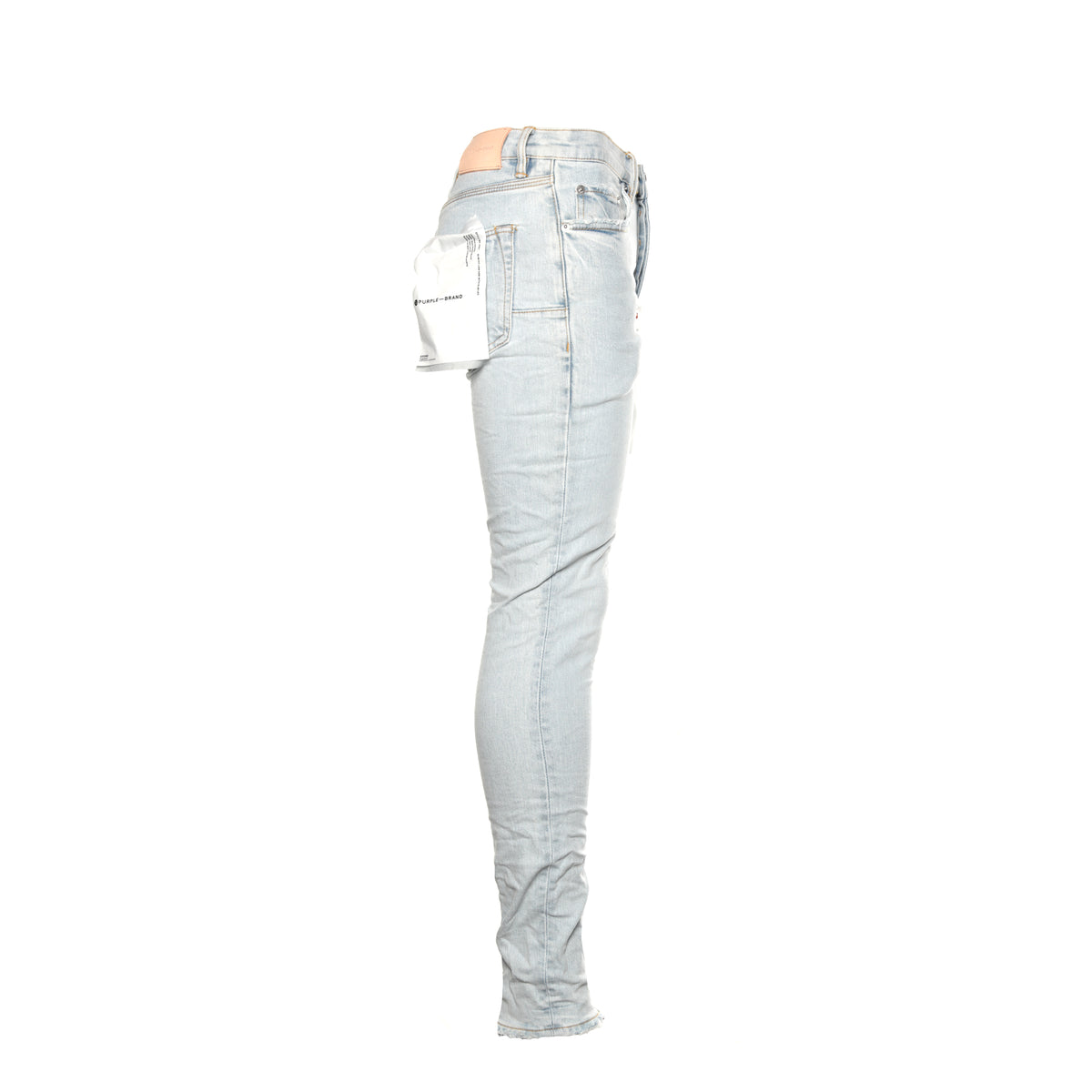 Purple Brand Denim P001 "Flock Painted Wordmark" Men's Skinny Jeans - SIZE Boutique