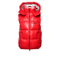 Purple Brand Nylon Red Puffer Men's Vest - SIZE Boutique