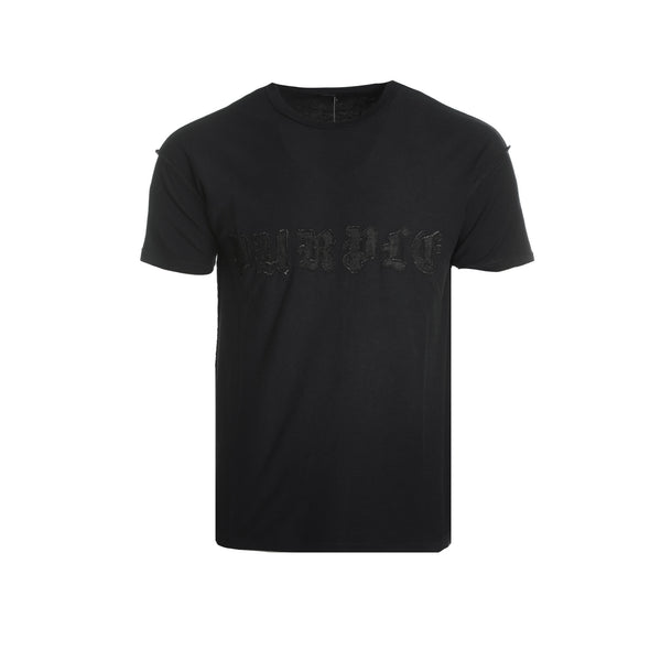 Purple Brand Gothic Wordmark Men's Black Tee - SIZE Boutique