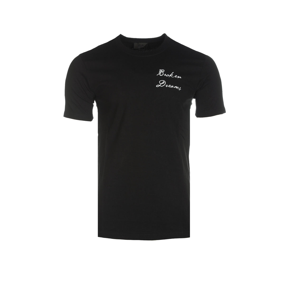  RTA Liam Tee in Black Collegiate Broken Dreams Black - SIZE Boutique