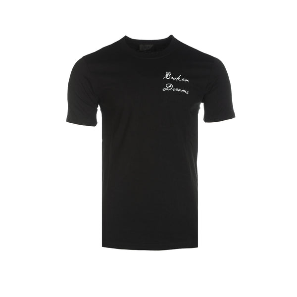  RTA Liam Tee in Black Collegiate Broken Dreams Black - SIZE Boutique