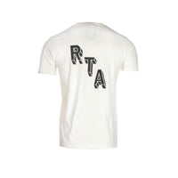  RTA Liam Tee in Black Collegiate Broken Dreams White - SIZE Boutique