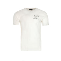  RTA Liam Tee in Black Collegiate Broken Dreams White - SIZE Boutique