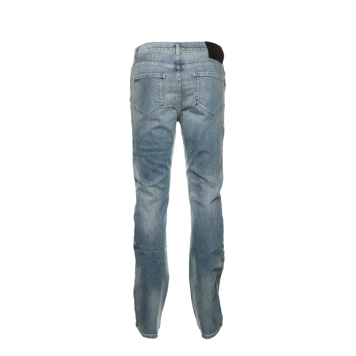 RtA Embroidered Logo Men's Slim Fit Blue Jeans