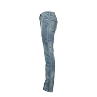 RtA Embroidered Logo Men's Slim Fit Blue Jeans