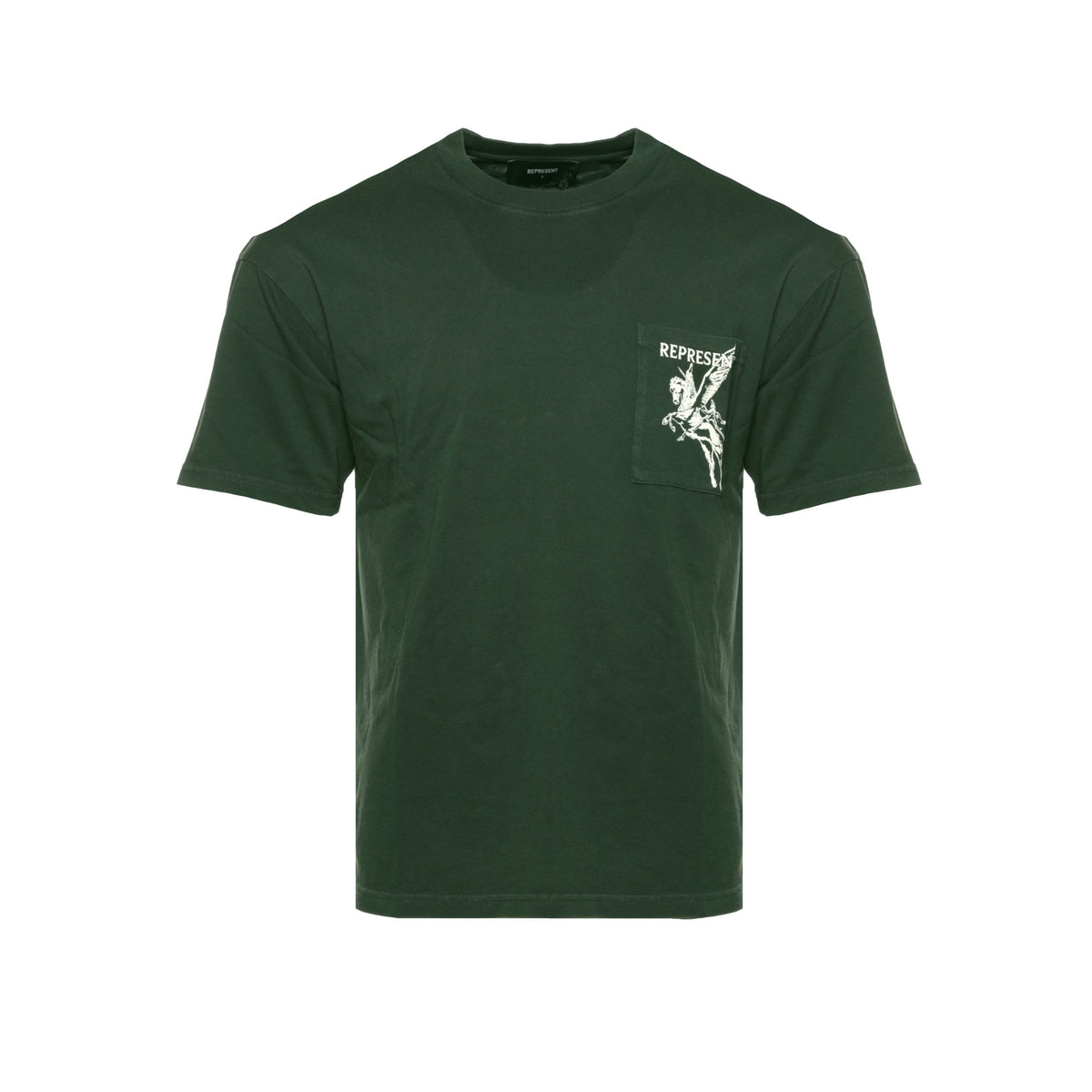 Represent Clo. Mascot Men's Graphic Green Tee - SIZE Boutique 
