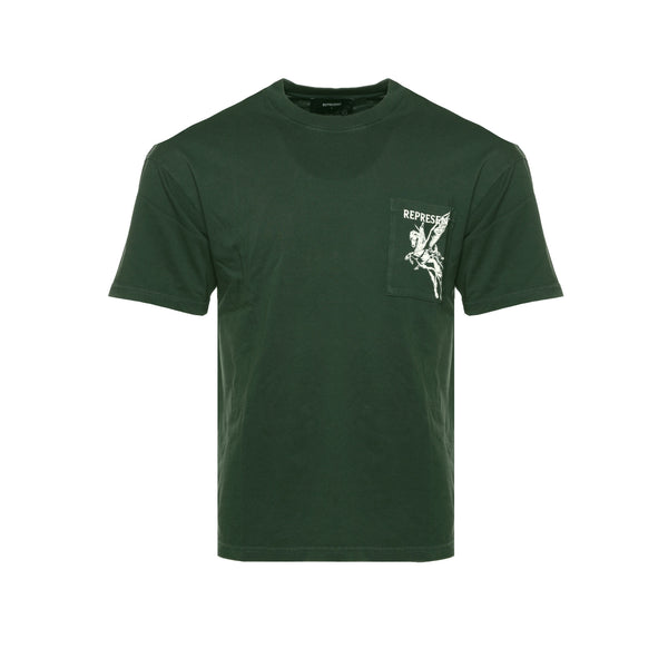 Represent Clo. Mascot Men's Graphic Green Tee - SIZE Boutique 