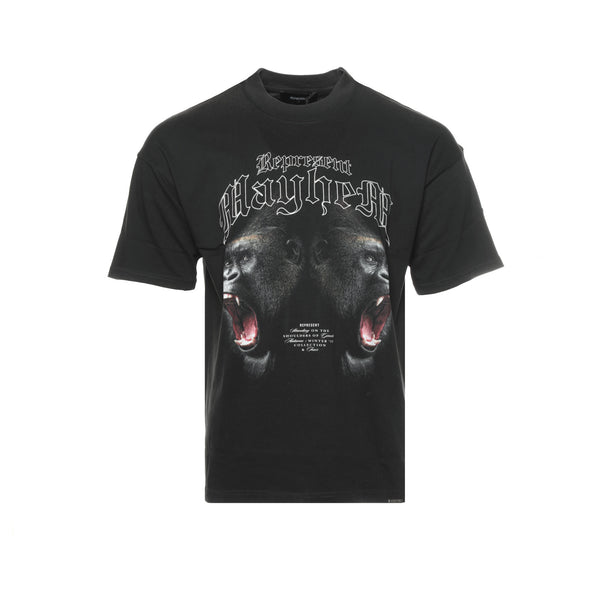 Represent Clo. "Mayhem" Men's Black SS Graphic Tee - SIZE Boutique
