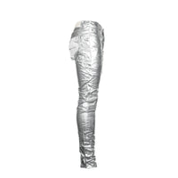 Purple Brand Metallic Monogram Silver Men's Jeans - SIZE Boutique