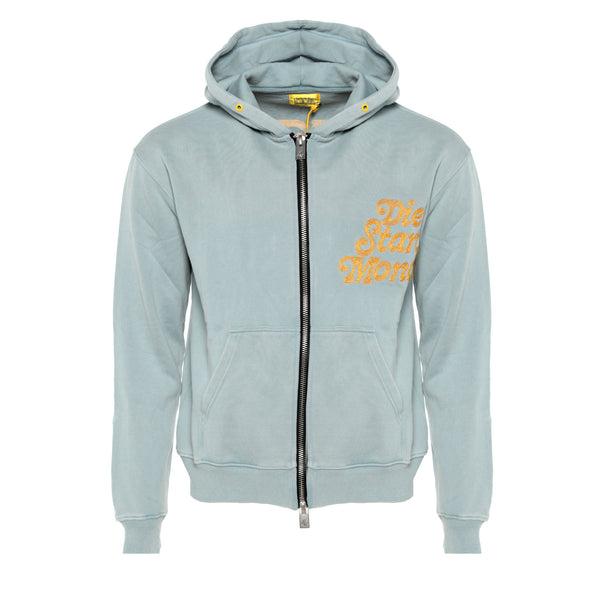 Diet Starts Monday "No Feelings" Chainstitch Zip Up Men's Hoodie.