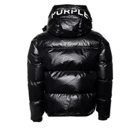 Purple Brand Nylon Down Men's Black Puffer Jacket - SIZE Boutique