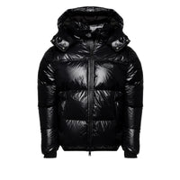 Purple Brand Nylon Down Men's Black Puffer Jacket - SIZE Boutique