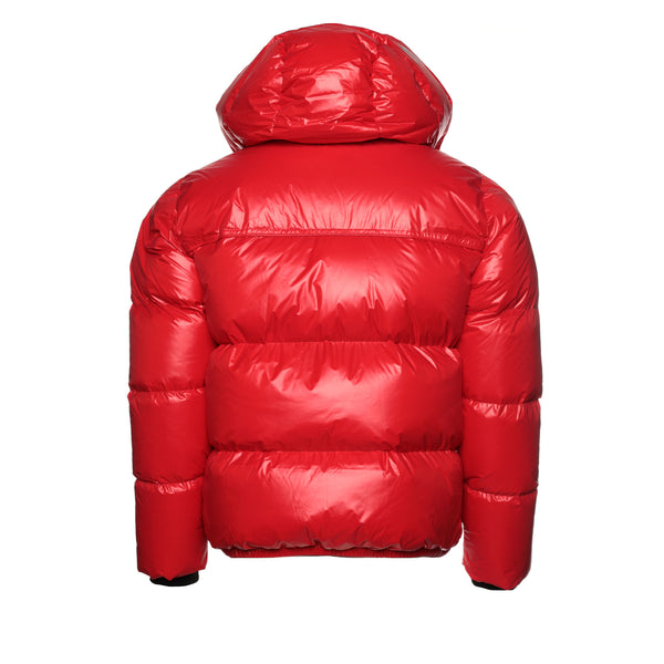 Purple Brand Nylon Down Men's Red Puffer Jacket - SIZE Boutique