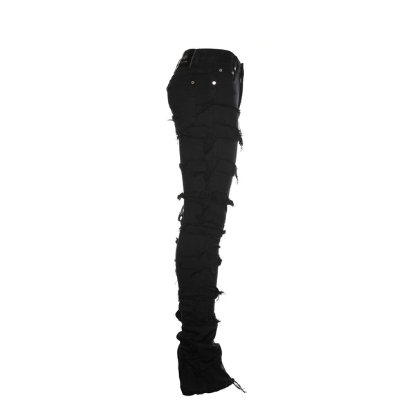 Guapi Obsidian Black Blood Diamond Men's Stacked Jeans - SIZE Boutique