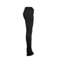 Guapi Obsidian Black Laser Men's Stacked Jeans - SIZE Boutique