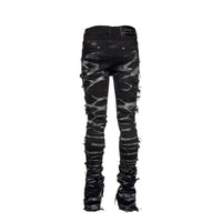 Guapi Obsidian Black Smoke  Men's Stacked Jeans - SIZE Boutique