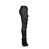 Guapi Obsidian Waxed Black Men's Stacked Jeans - SIZE Boutique