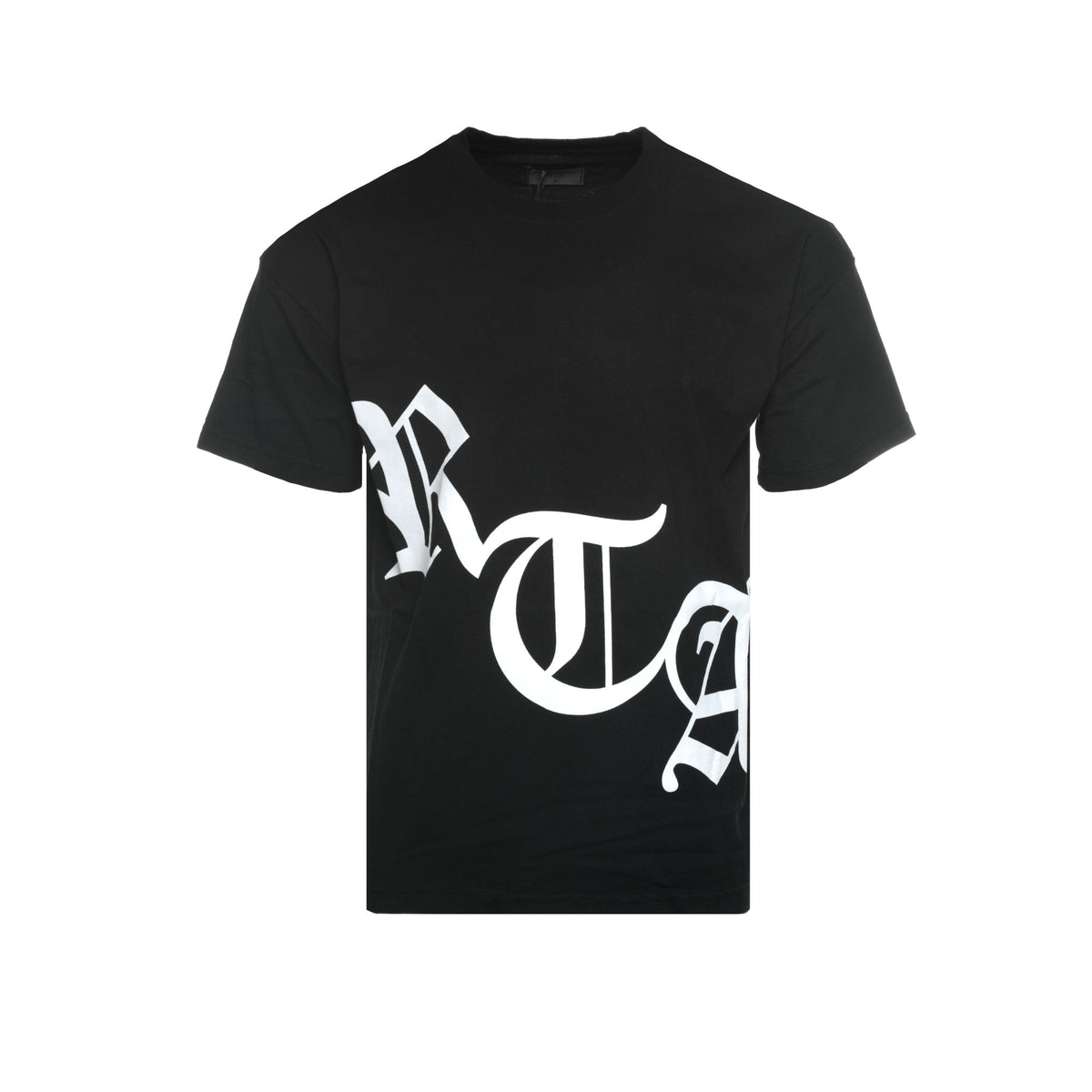 RtA Brand Old English Men's SS Black Logo Tee - SIZE Boutique