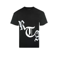 RtA Brand Old English Men's SS Black Logo Tee - SIZE Boutique
