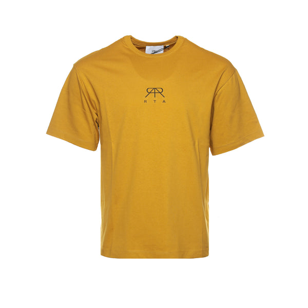 RtA Ovresized Logo Men's SS Tee Dijon - SIZE Boutique