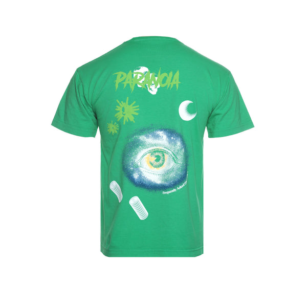 FAQ "Paranoia" Men's Graphic SS Tee Green - SIZE Boutique