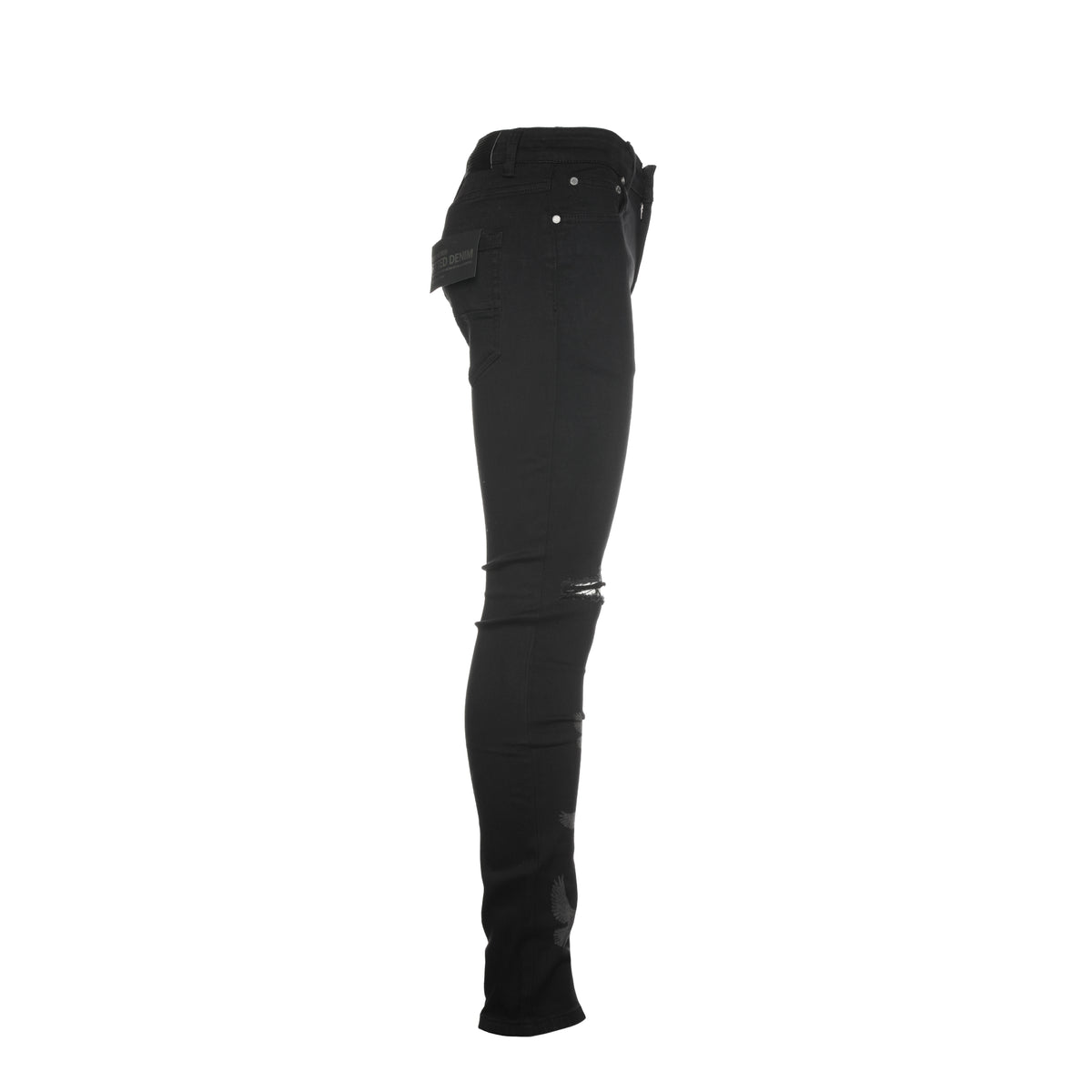 Serenede "Peace" Men's Black Jeans - SIZE Boutique