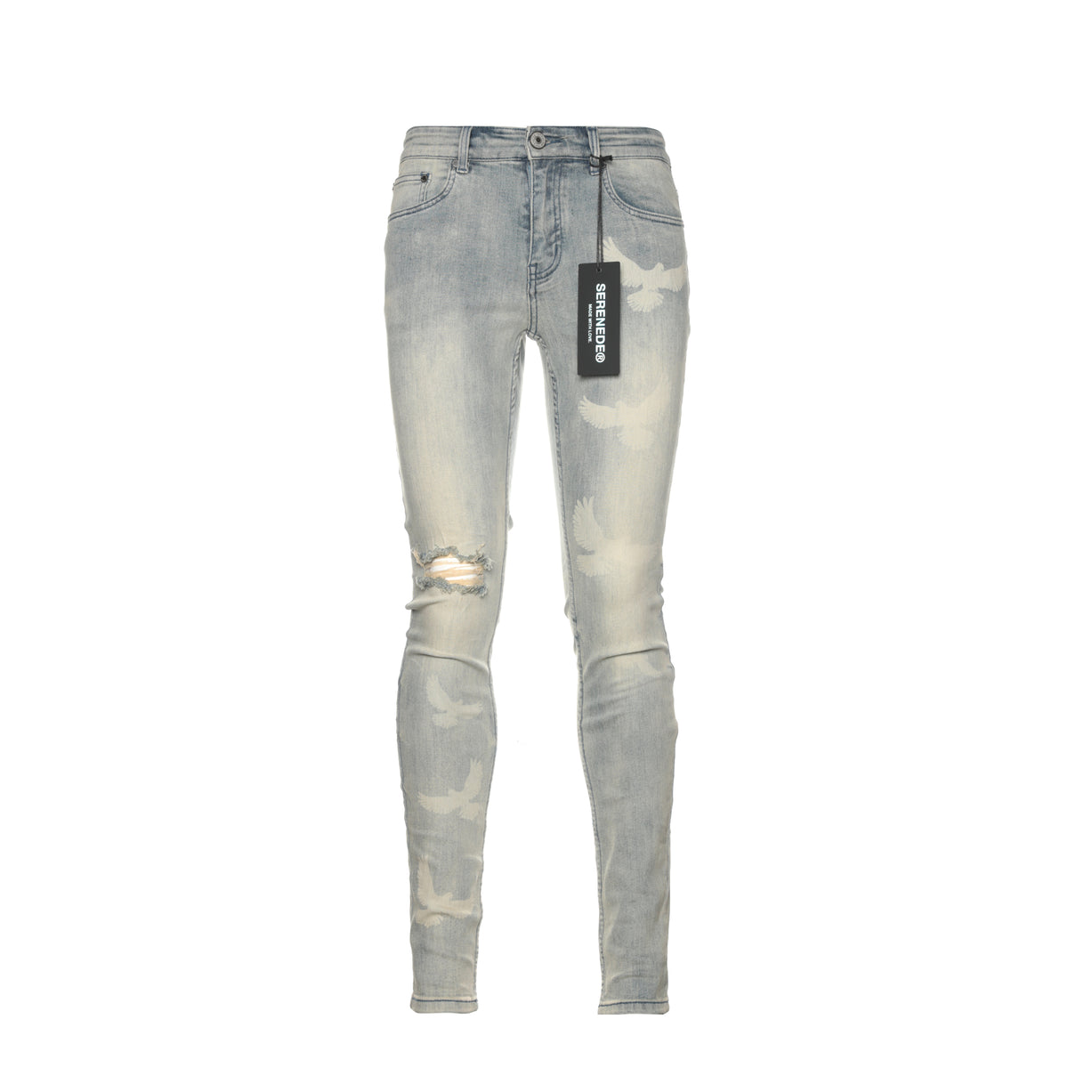Serenede "Peace" Men's Skinny Jeans - SIZE Boutique