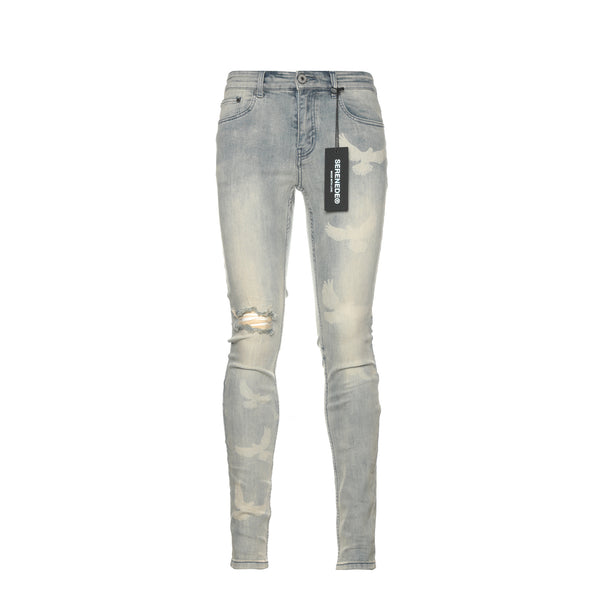 Serenede "Peace" Men's Skinny Jeans - SIZE Boutique