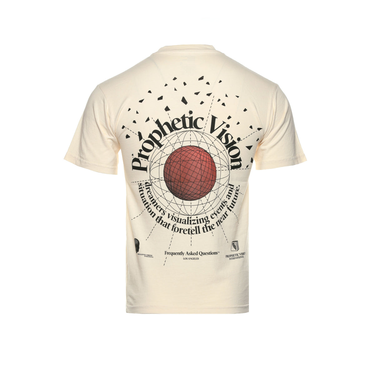 FAQ "Prophetic Vision" Men's SS Graphic Beige Tee - SIZE Boutique