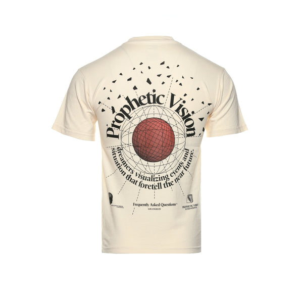 FAQ "Prophetic Vision" Men's SS Graphic Beige Tee - SIZE Boutique